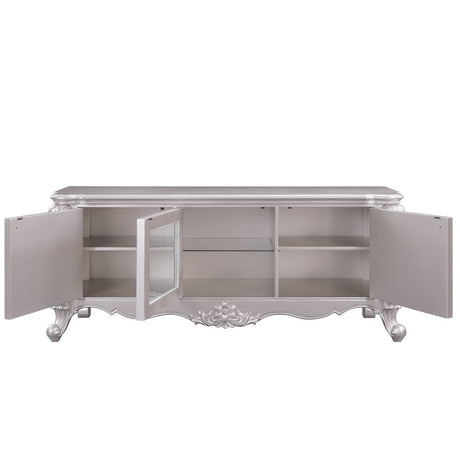 Acme - Bently Tv Stand 91663 Champagne Finish