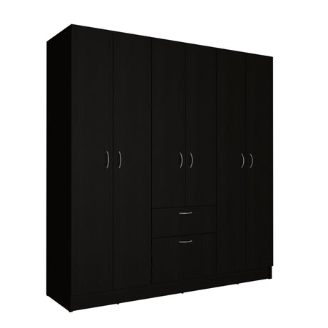 Guajira Six Door Armoire, Three Cabinets , Hidden Drawer Shoes - sold by Home Elegance USA
