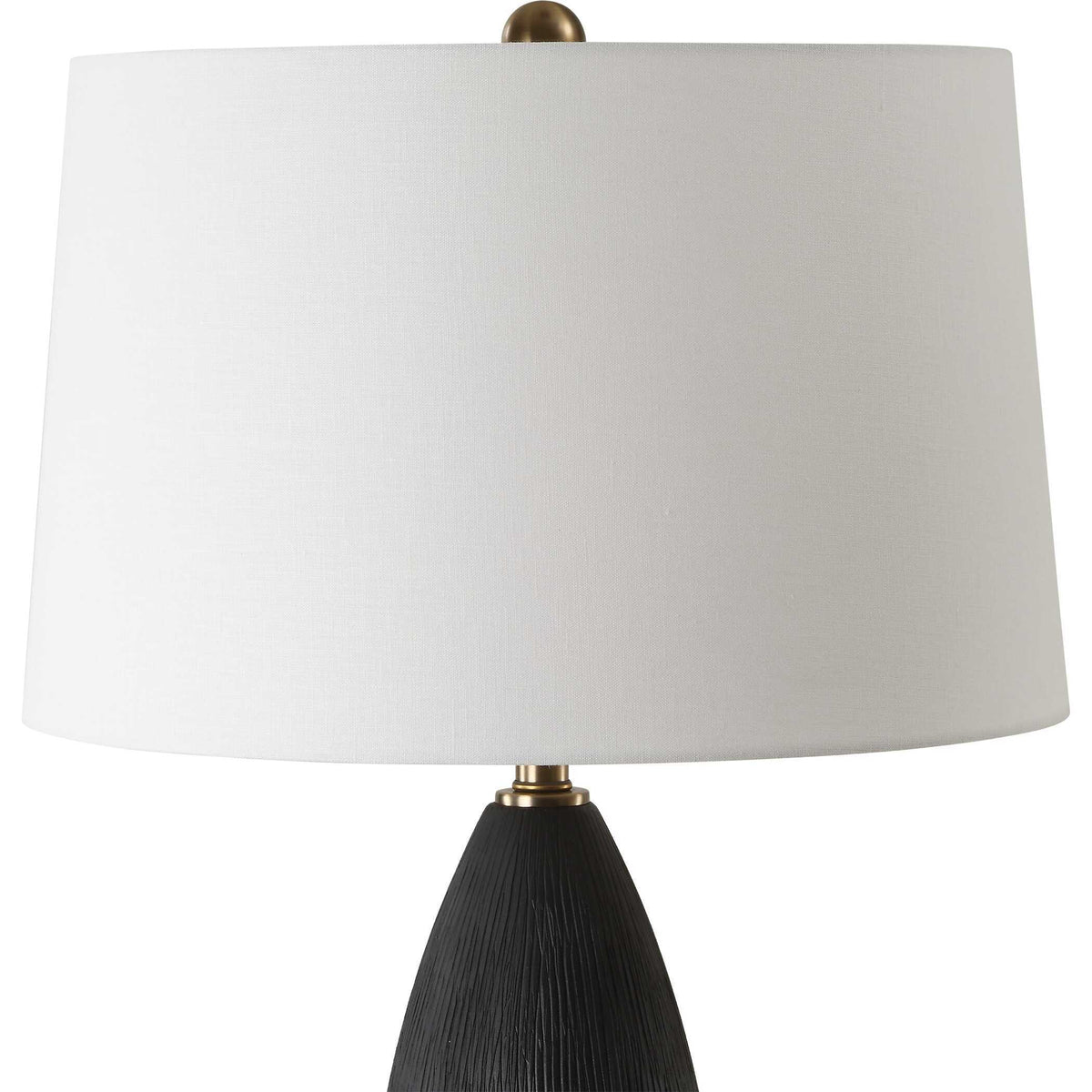Jett Black Table Lamp by Uttermost - View 5