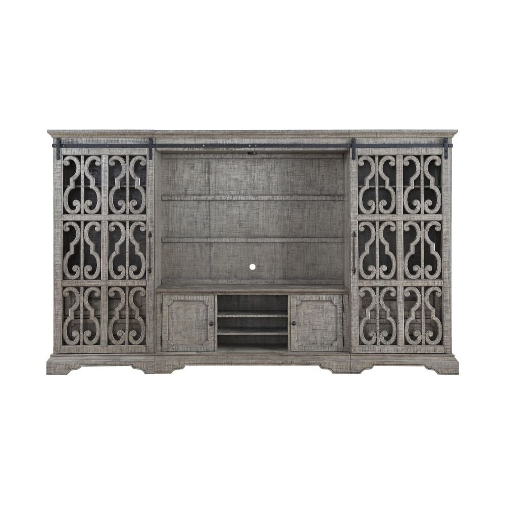 Artesia Entertainment Center 91760 Salvaged Natural Finish | Acme - 91760 - Home Elegance USA - 5