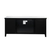 Acme - Noralie Tv Stand W/Fireplace 91770 Mirrored & Faux Diamonds