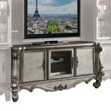 Acme - Versailles Tv Stand 91824 Antique Platinum Finish