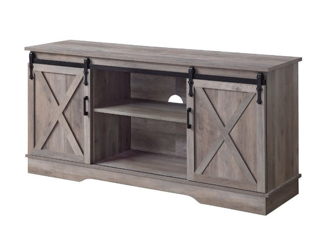 Acme - Bennet Tv Stand 91855 Gray Finish