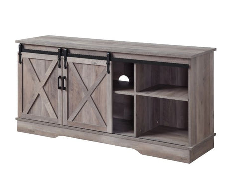 Acme - Bennet Tv Stand 91855 Gray Finish