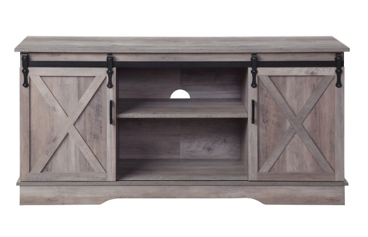 Bennet Tv Stand 91855 Gray Finish | Acme - 91855 - Home Elegance USA - 3