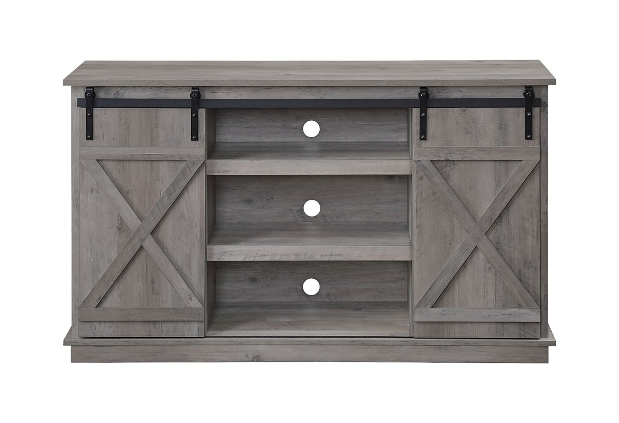 Acme - Bellona Tv Stand 91860 Gray Finish