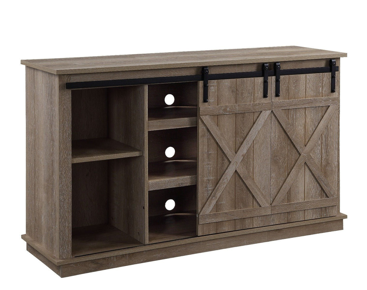 Bellona Tv Stand 91862 Oak Finish | Acme - 91862 - Home Elegance USA - 4