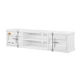 Acme - Cargo Tv Stand 91880 White Finish