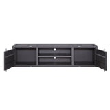 Acme - Cargo Tv Stand 91885 Gunmetal Finish