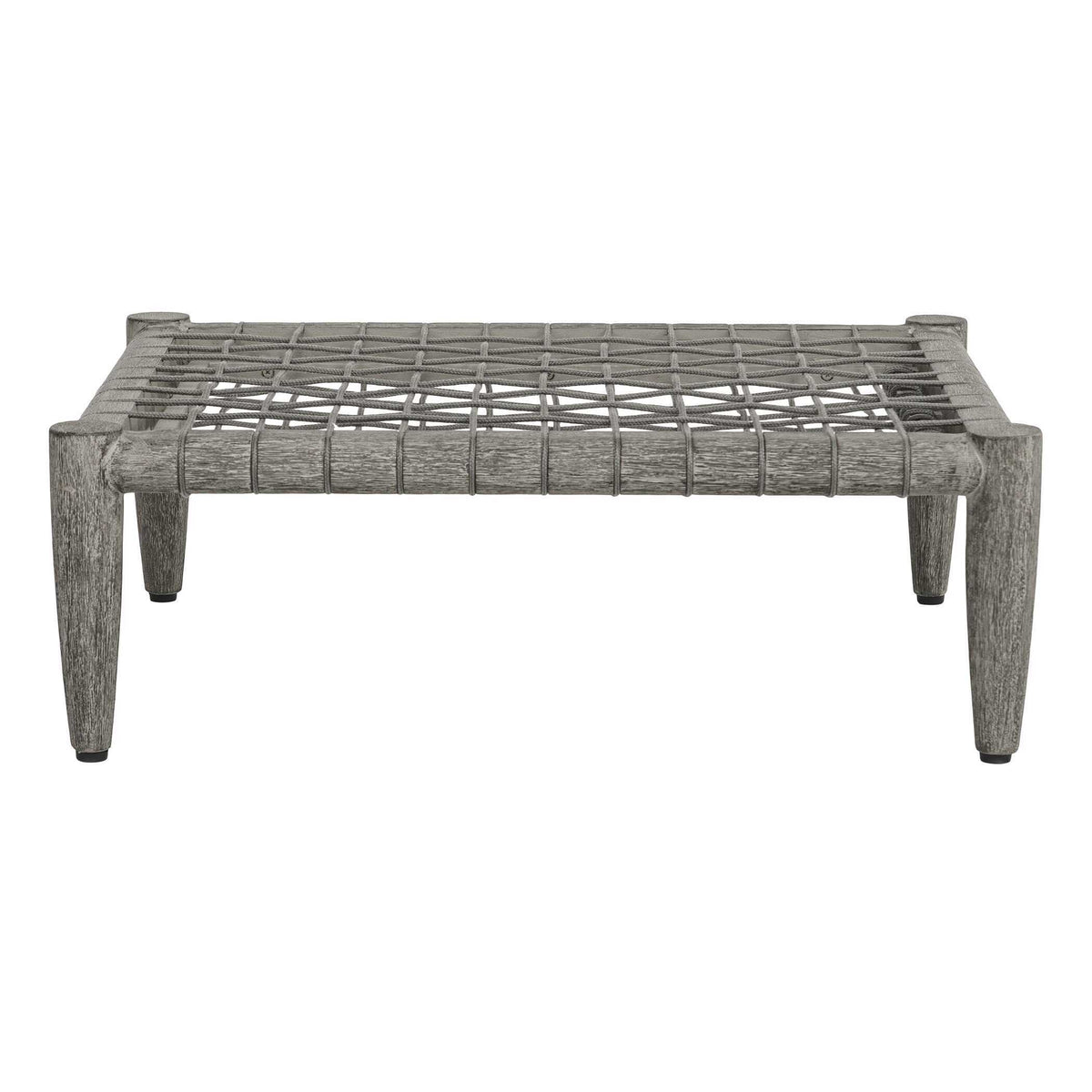 Borneo Outdoor Ottoman Dove - Light Gray by Uttermost - View 5