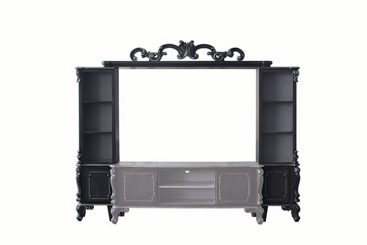 Acme - House Delphine Entertainment Center 91985 Charcoal Finish