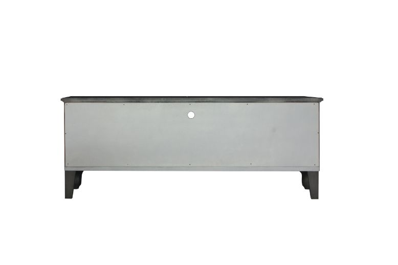 Acme - House Delphine Tv Stand 91988 Charcoal Finish