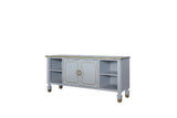 Acme - House Marchese Tv Stand 91993 Pearl Gray Finish