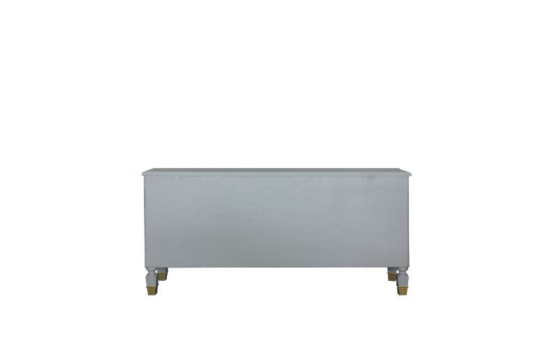 Acme - House Marchese Tv Stand 91993 Pearl Gray Finish