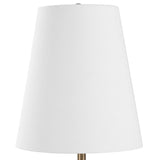 Marcela Panda Marble Buffet Lamp - Black / White by Uttermost - View 4