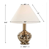 Montagu Table Lamp - Dark Brown by Uttermost - View 10