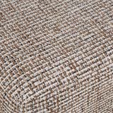 Kelce Woven Checkered Ottoman - Light Brown by Uttermost - View 8