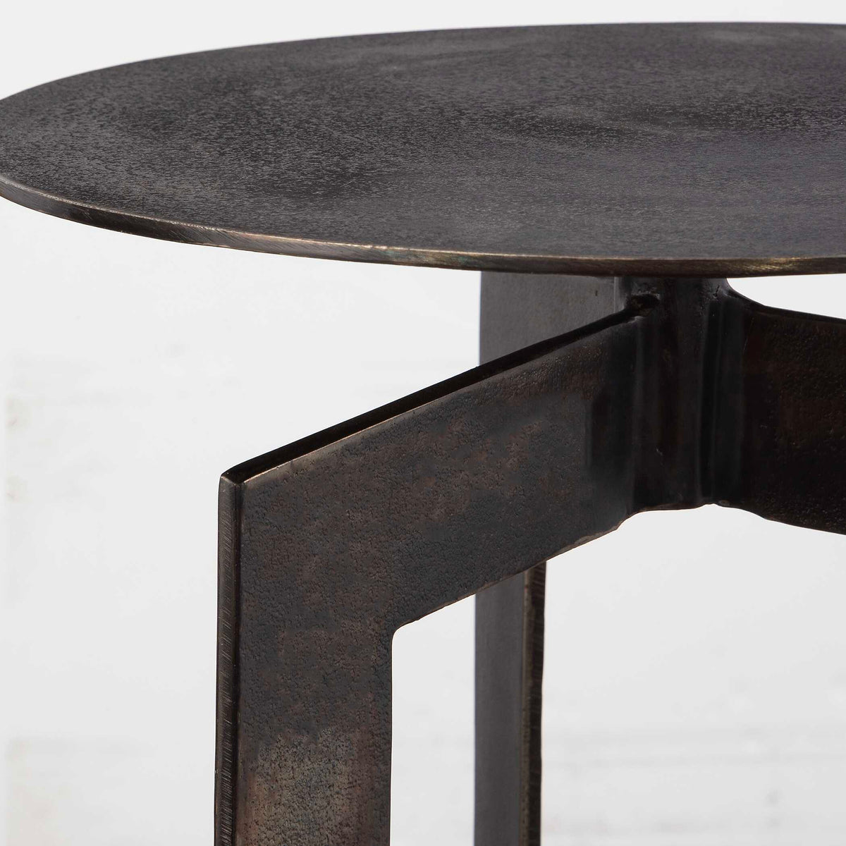 Deltoid Accent Table Gunmetal - Black by Uttermost - View 3