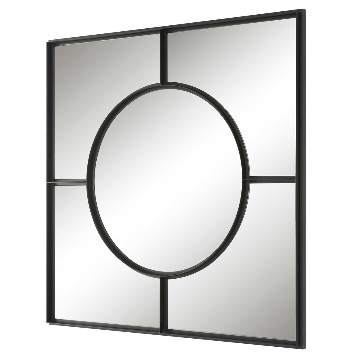 Spurgeon Square Window Mirror - Black by Uttermost - View 4