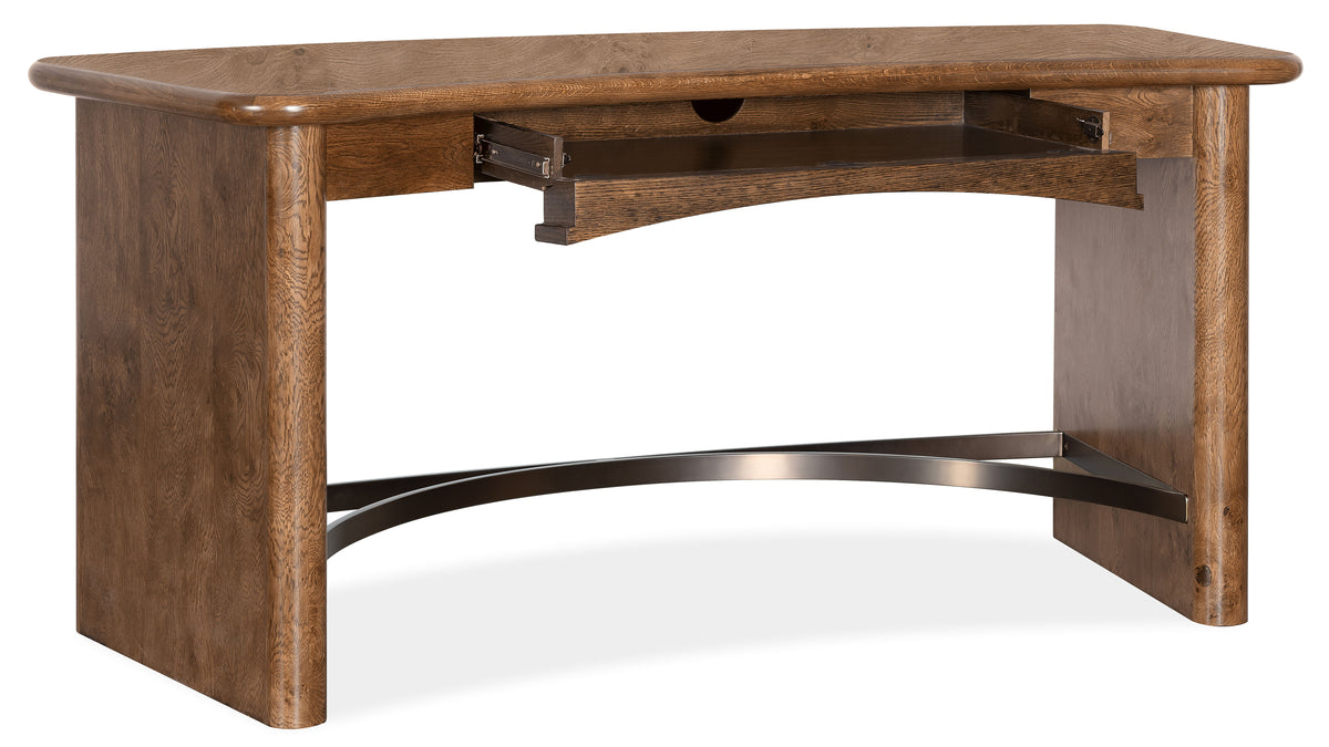 Melange Romano Writing Desk - Light Brown by Hooker Furniture - View 10