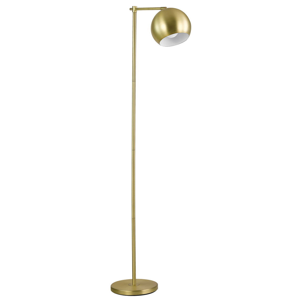 Floor Lamp - Linnea 1-light Dome Shade Floor Lamp Brass