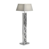 Carmen Geometric Base Floor Lamp Silver | Coaster - 920140 - Home Elegance USA - 3