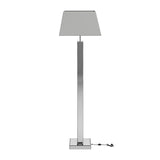 Carmen Geometric Base Floor Lamp Silver | Coaster - 920140 - Home Elegance USA - 5