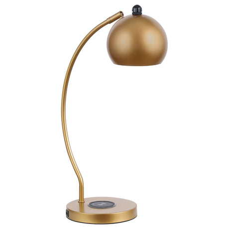 Andreas Dome Shade Table Lamp Gold | Coaster - 920192 - Home Elegance USA - 1