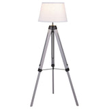 Dayton Adjustable Empire Shade Tripod Floor Lamp Grey | Coaster - 920212 - Home Elegance USA - 3