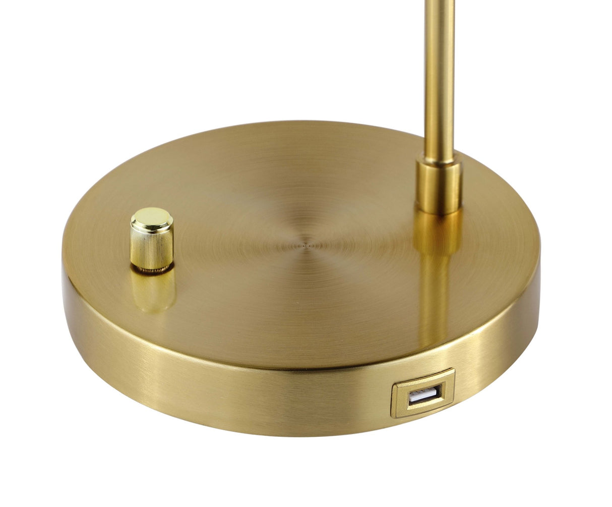 Table Lamp - Merrick Round Arched Table Lamp Gold