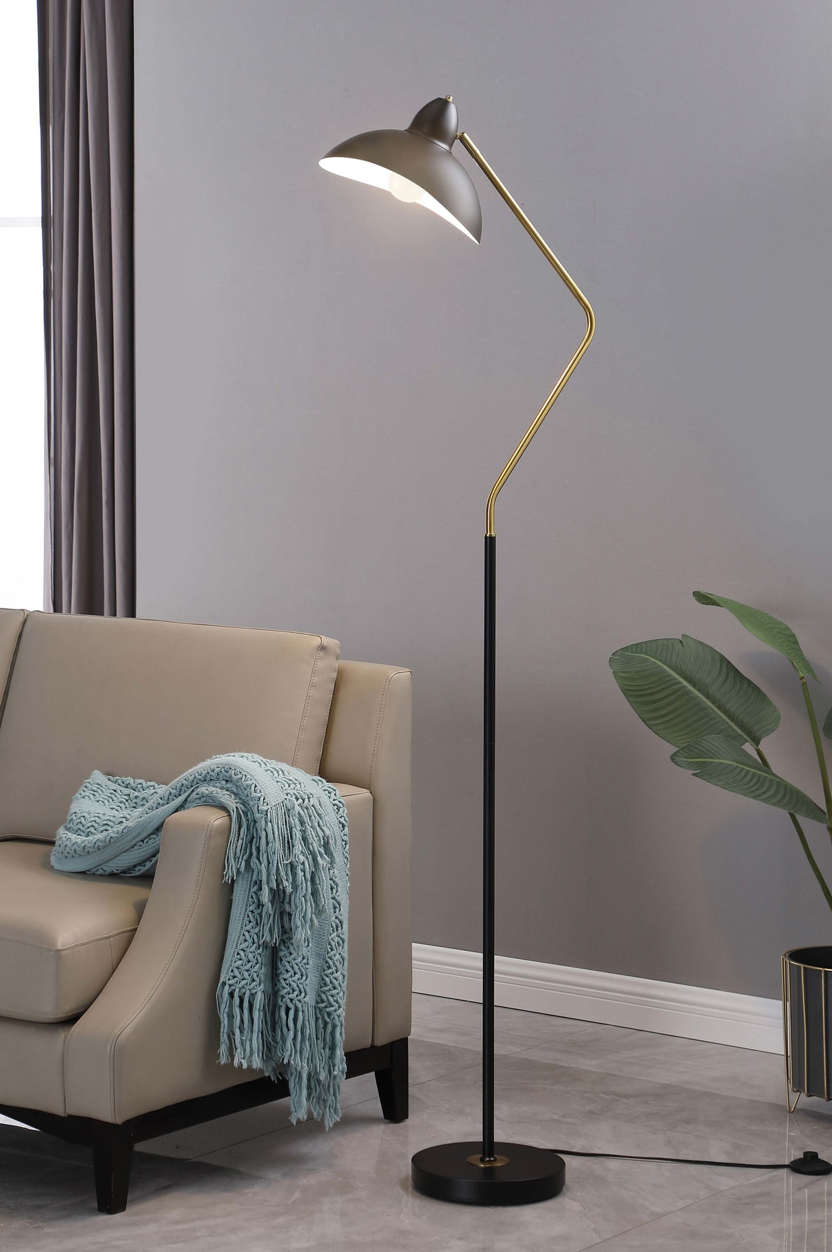 Floor Lamp - Lucien Floor Lamp Black