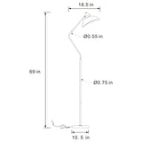 Floor Lamp - Lucien Floor Lamp Black