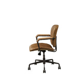 Acme - Josi Office Chair 92029 Coffee Top Grain Leather