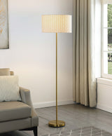 Floor Lamp - Ramiro Drum Shade Floor Lamp Gold