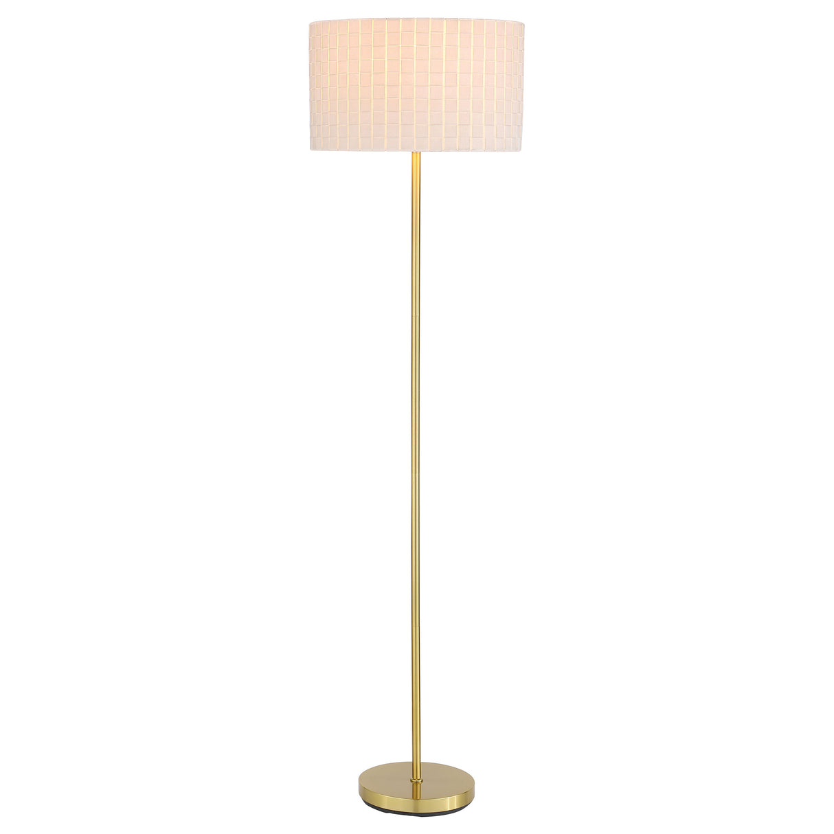 Floor Lamp - Ramiro Drum Shade Floor Lamp Gold