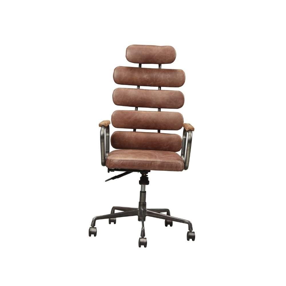 Calan Vintage Whiskey Top Grain Leather Office Chair 92110 – Home