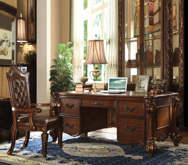 Acme - Vendome Executive Writing Desk 92125 Cherry Finish