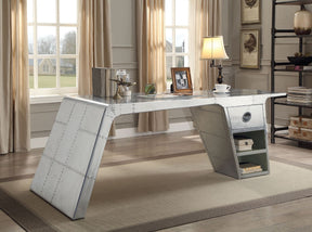 Brancaster Writing Desk 92190 Metallic Finish | Acme | Home Elegance USA