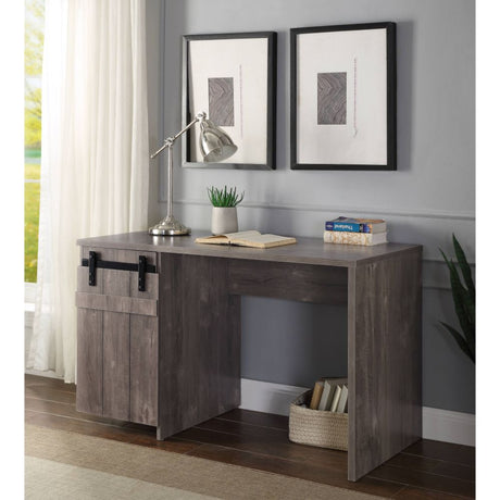 Acme - Bellarosa Writing Desk 92205 Gray Washed Finish