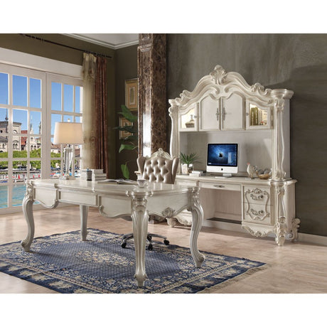 Acme - Versailles Executive Writing Desk 92275 Bone White Finish