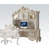 Acme - Versailles Executive Computer Desk W/Hutch 92278 Bone White Finish