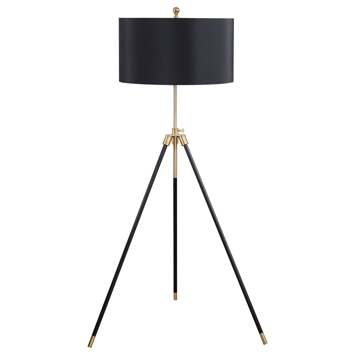 Floor Lamp - Zabka Tripod Floor Lamp Black and Gold