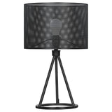 Table Lamp - Chapin Metal Mesh Shade Table Lamp Matte Black