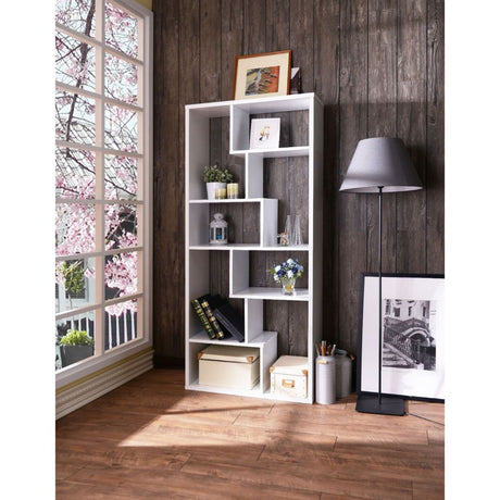 Acme - Mileta II Bookcase 92356 White Finish