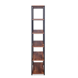 Acme - Sara Bookshelf 92406 Walnut & Sandy Black Finish