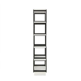 Acme - Verne Bookshelf 92408 White & Black Finish