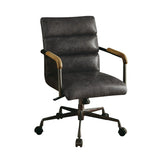 Acme - Harith Office Chair 92415 Antique Slate Top Grain Leather