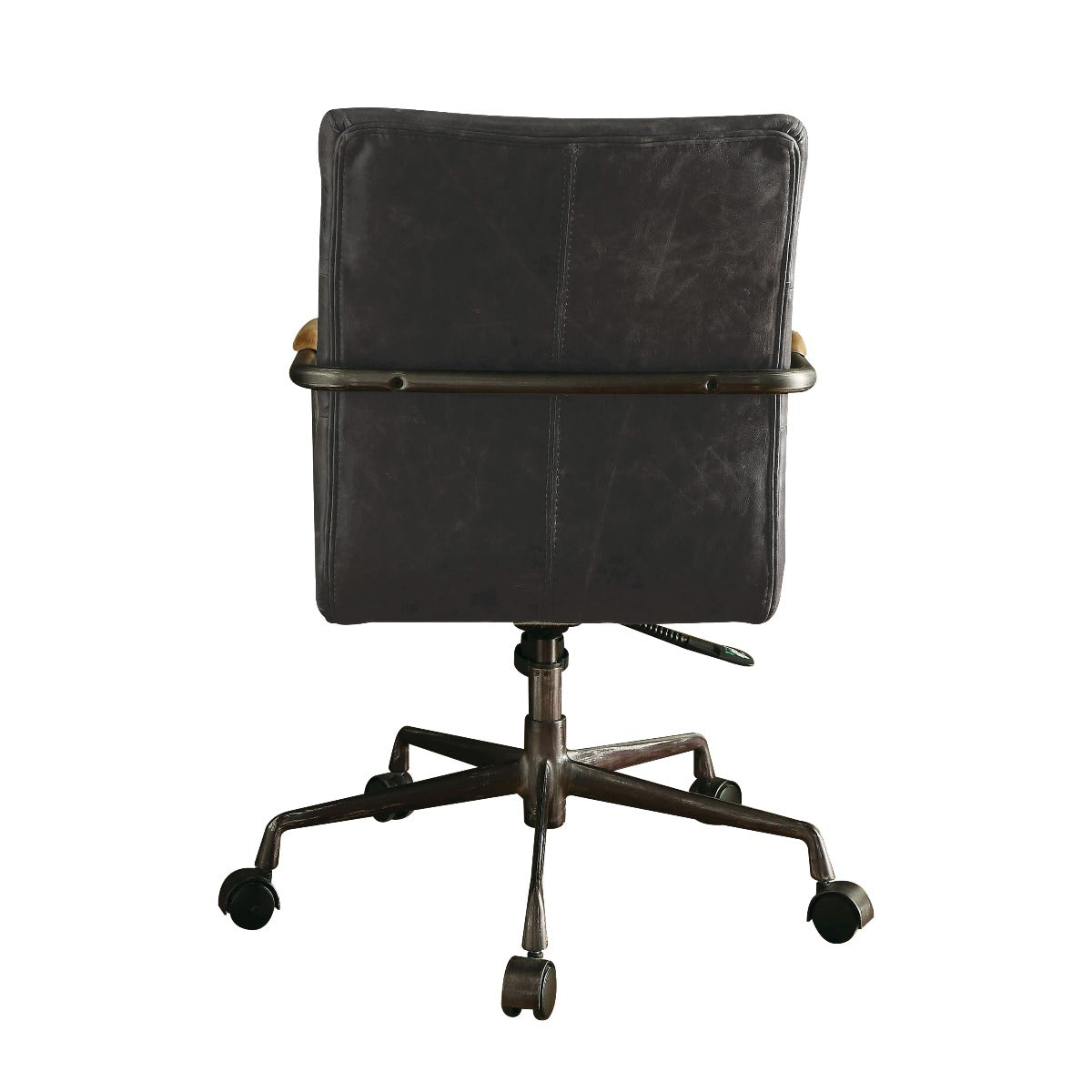 Acme - Harith Office Chair 92415 Antique Slate Top Grain Leather