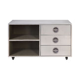 Brancaster Executive Writing Desk 92426 Aluminum | Acme - 92426 - Home Elegance USA - 6