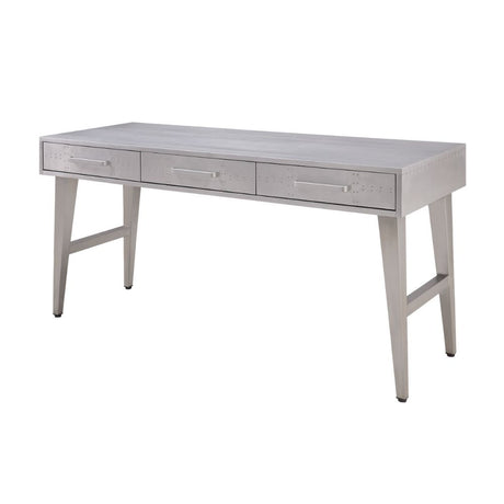 Brancaster Executive Writing Desk 92426 Aluminum | Acme - 92426 - Home Elegance USA - 1